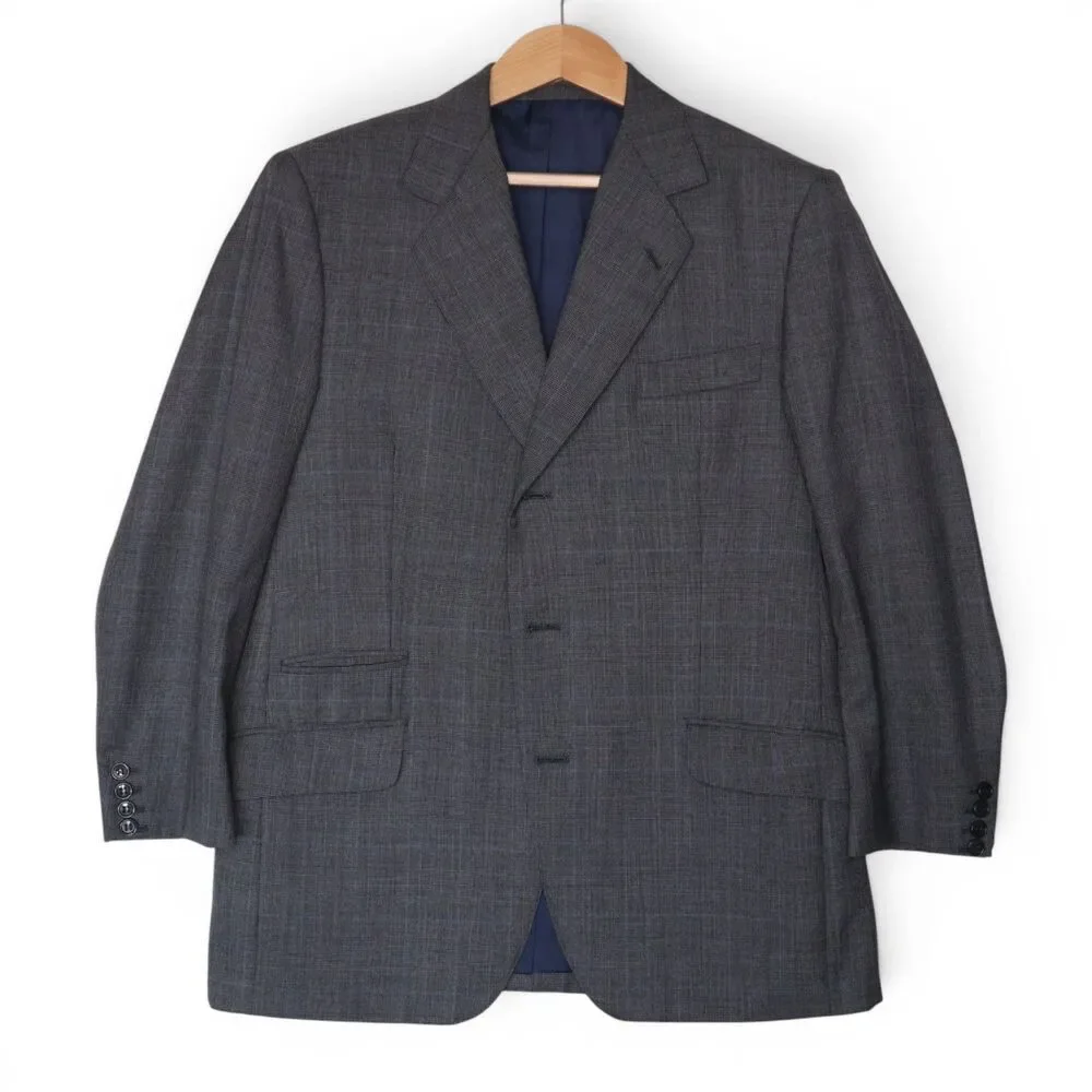 Djay Couture Paris Scabal English Cloth Men's 40 Bespoke Wool Sport Coat Jacket